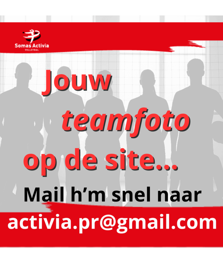 Teamfoto’s gevraagd